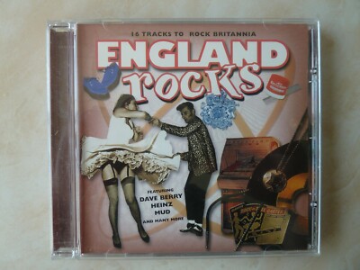 ENGLAND ROCKS - VARIOUS ARTISTS -16 TRACK CD- GREAT VALUE, FREE POST.
