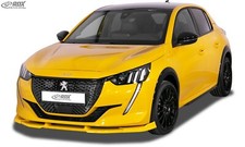 RDX Spoilerlippe für Peugeot 208 AB 2019 Lippe Spoilerschwert Frontspoiler 