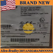 New Factory Sealed AB 20F1AND248AN0NNNNN PowerFlex 753 AC Drive