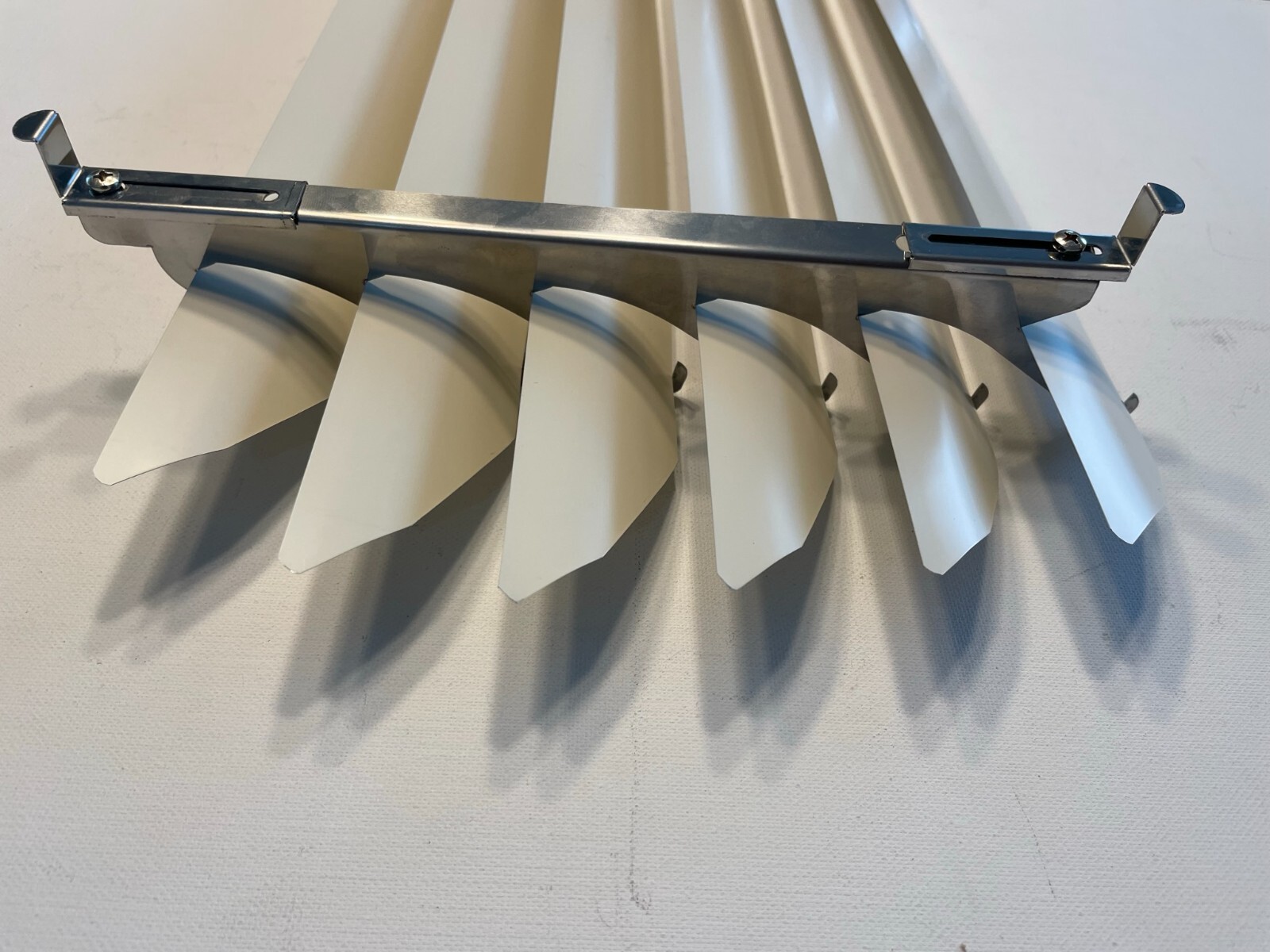 VW Volkswagen Beetle Bug Oval Window Blinds Fixed Slats Ivory 19531957 eBay