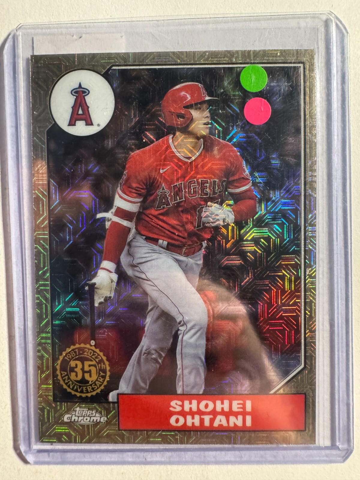 K283,358 - 2022 Topps Update '87 Topps Silver Pack Chrome #T87C50 Shohei Ohtani