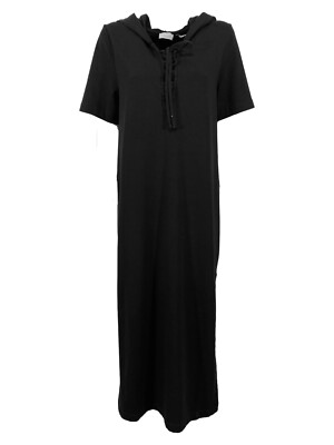 SOHO-T Maxikleid Sweatshirt Garzata Seitenschlitze 52 cm Art 21SA49 MADE IN ITALY