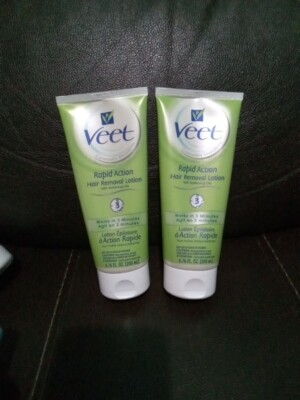 VEET Dry Skin In Shower Hair Removal Cream   6.76oz (200ml) Lot Of 2
