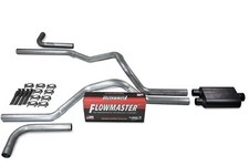 Chevy Gmc 1500 88-95 2.5 Dual Exhaust Kit Includes Flowmaster 40 Series Side Ex