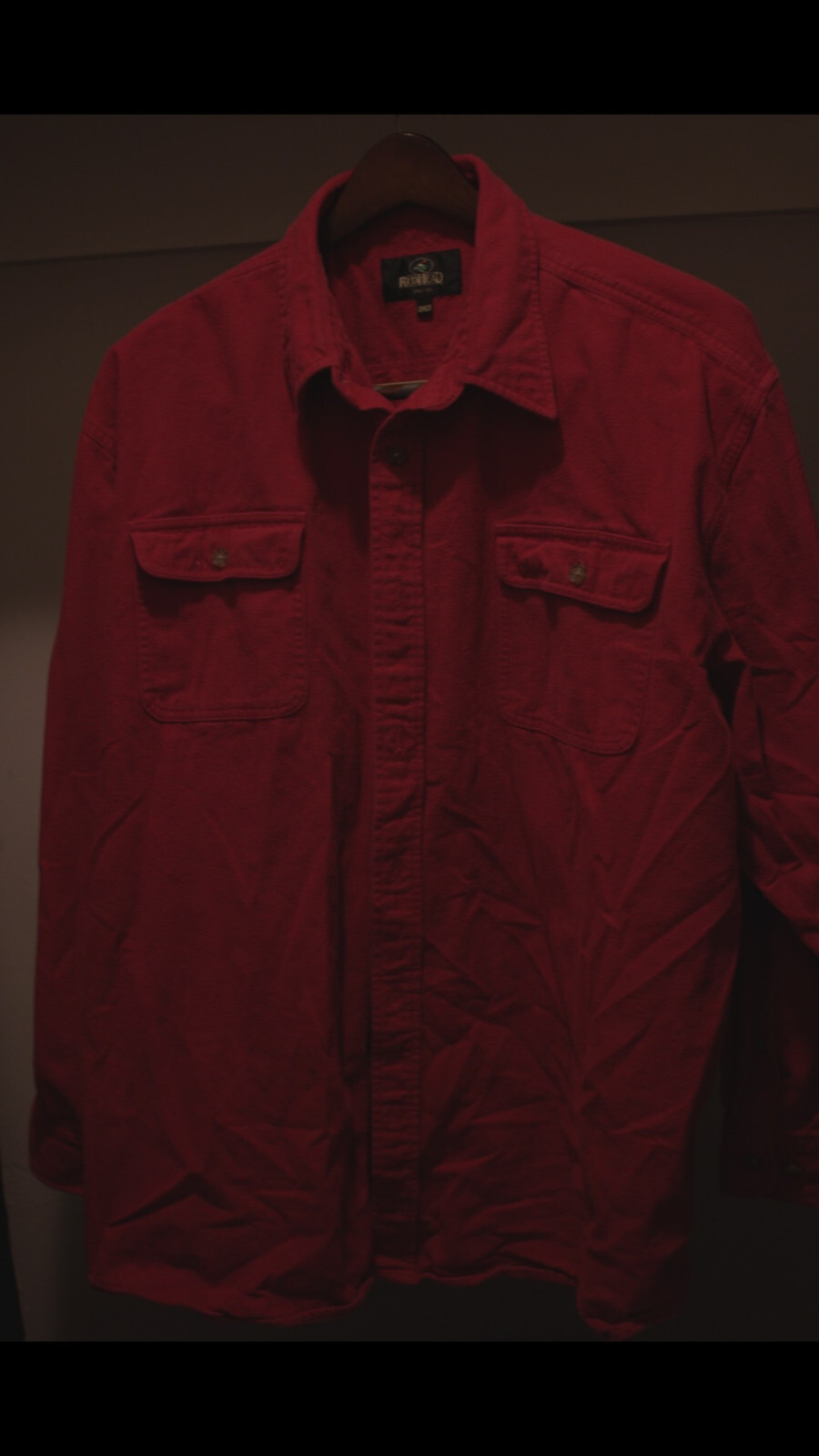 RedHead Button Down Shirt with Pockets Flannel Co… - image 1