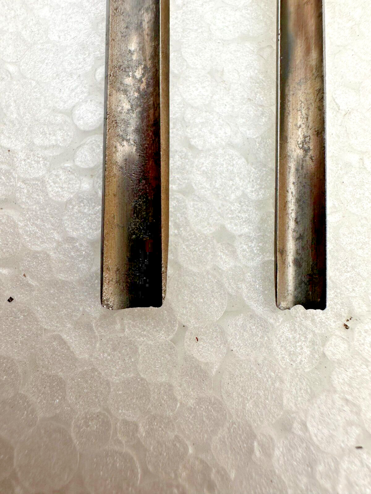 Vintage set of 14 carving gouges chisels old tools by J B Addis & Sons