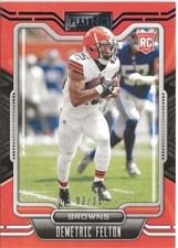 2021 Panini Playbook Demetric Felton RC 02/25 Washington Commanders