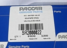 ~ BRAND  NEW  GENUINE  PACCAR  OEM  WATER  VALVE  KIT           p/n  SR2000022