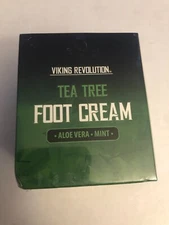 Viking Revolution Tea Tree Foot Cream for Dry Cracked Heels (Bundle and Save)