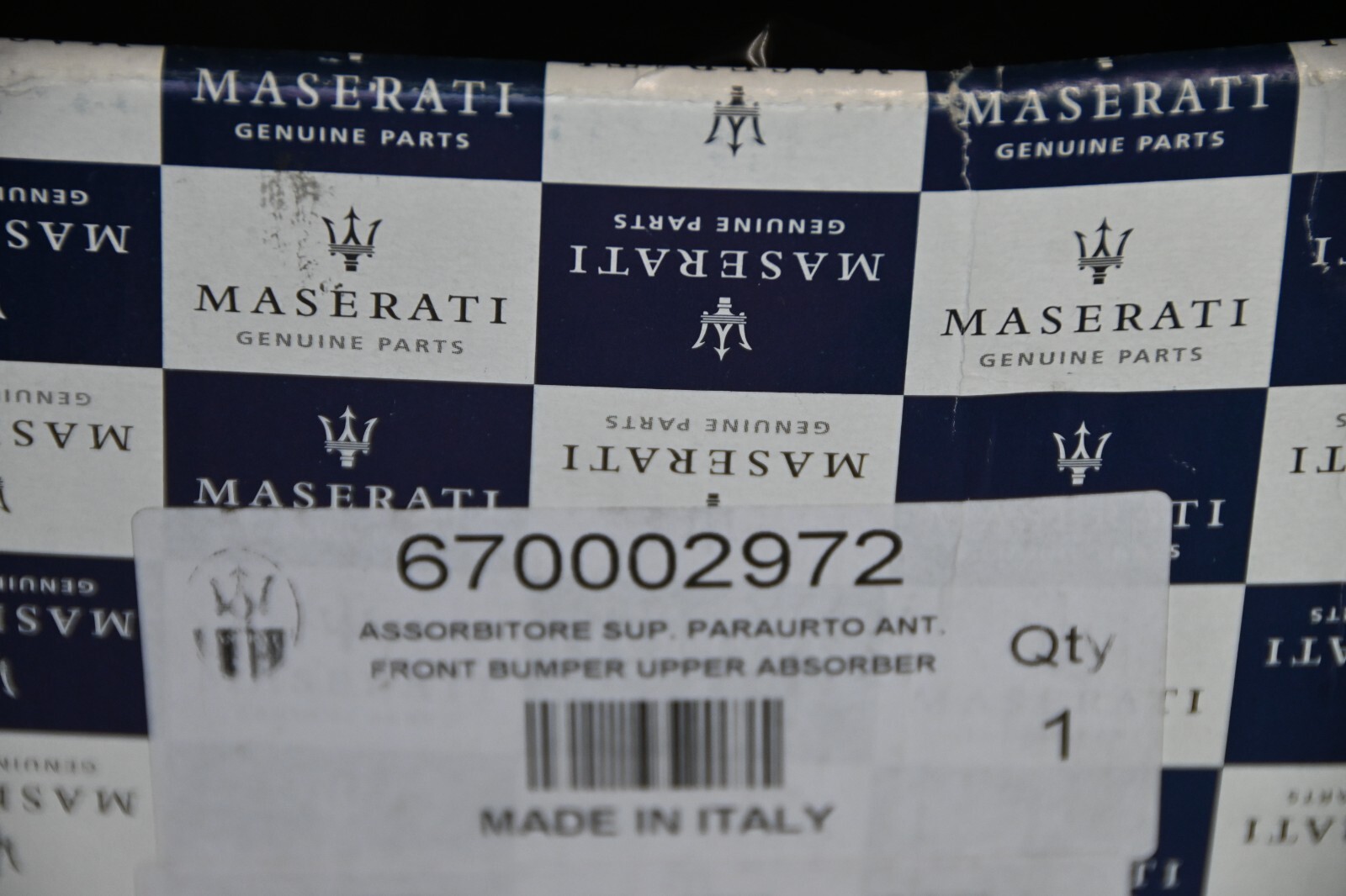 NEW! 2014-2016 MASERATI QUATTROPORTE FRONT BUMPER FOAM ABSORBER 670002972 OEM