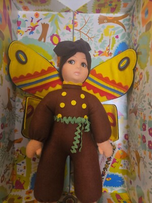 Lenci Farfalla Felt Doll Home Shopping Network W/ Certificate of Authenticity