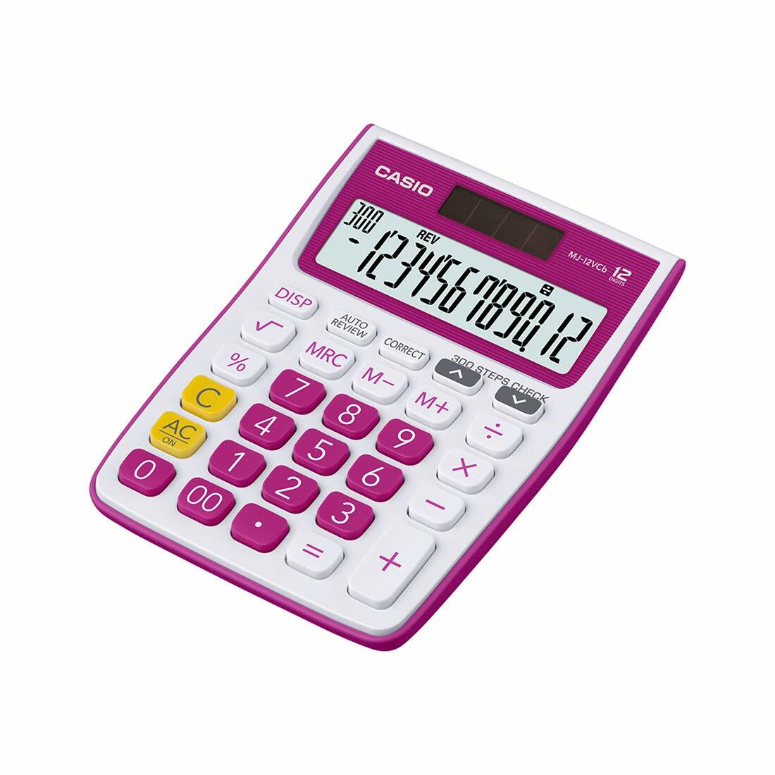Casio MJ-12VCb-BU 300 Steps Check & Correct Colourful Desktop