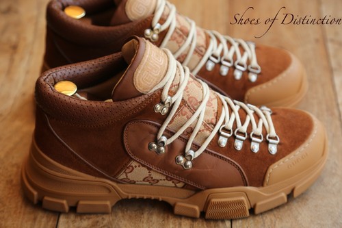 Gucci Beige Tan Suede Boots Shoes Mens UK 9 G US 10 EU 43 - 第 4/12 張圖片