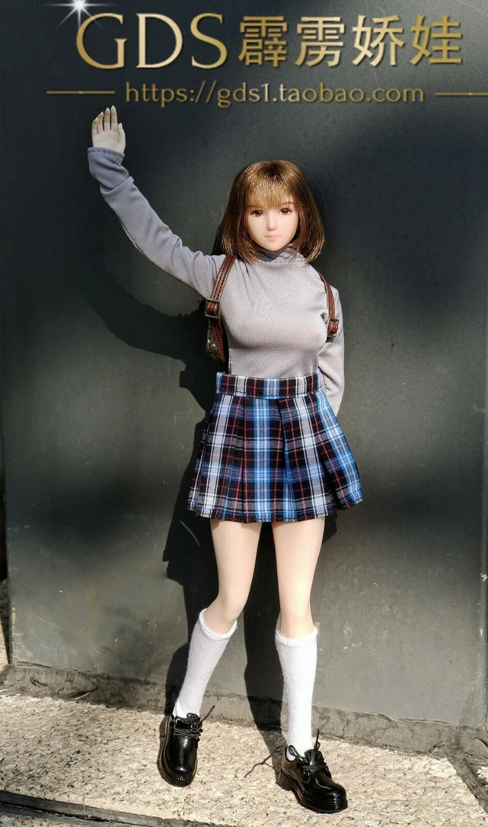 Plaid pleated top skirt shirt