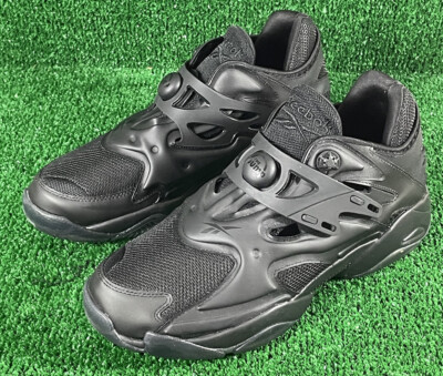 Reebok Pump Court Triple Black FV5623 sz 8 Men's Running Basketball Retro