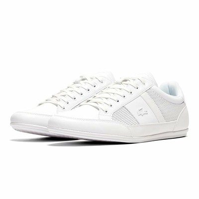 lacoste chaymon trainers white