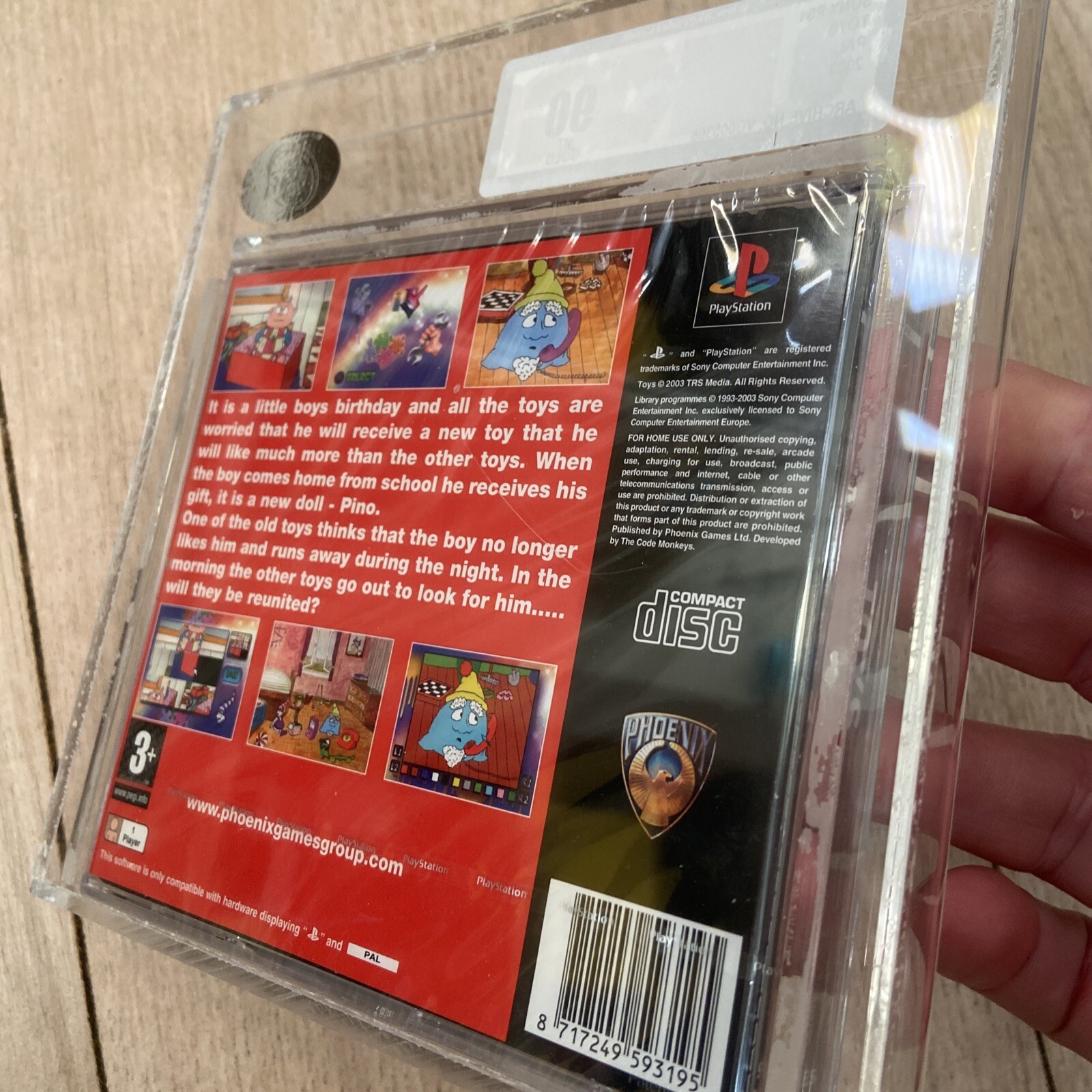toys ps1 Graded 90 Extremely Rare Ps1 ONLY COPY IN WORLD PS1 GOLD Super ...