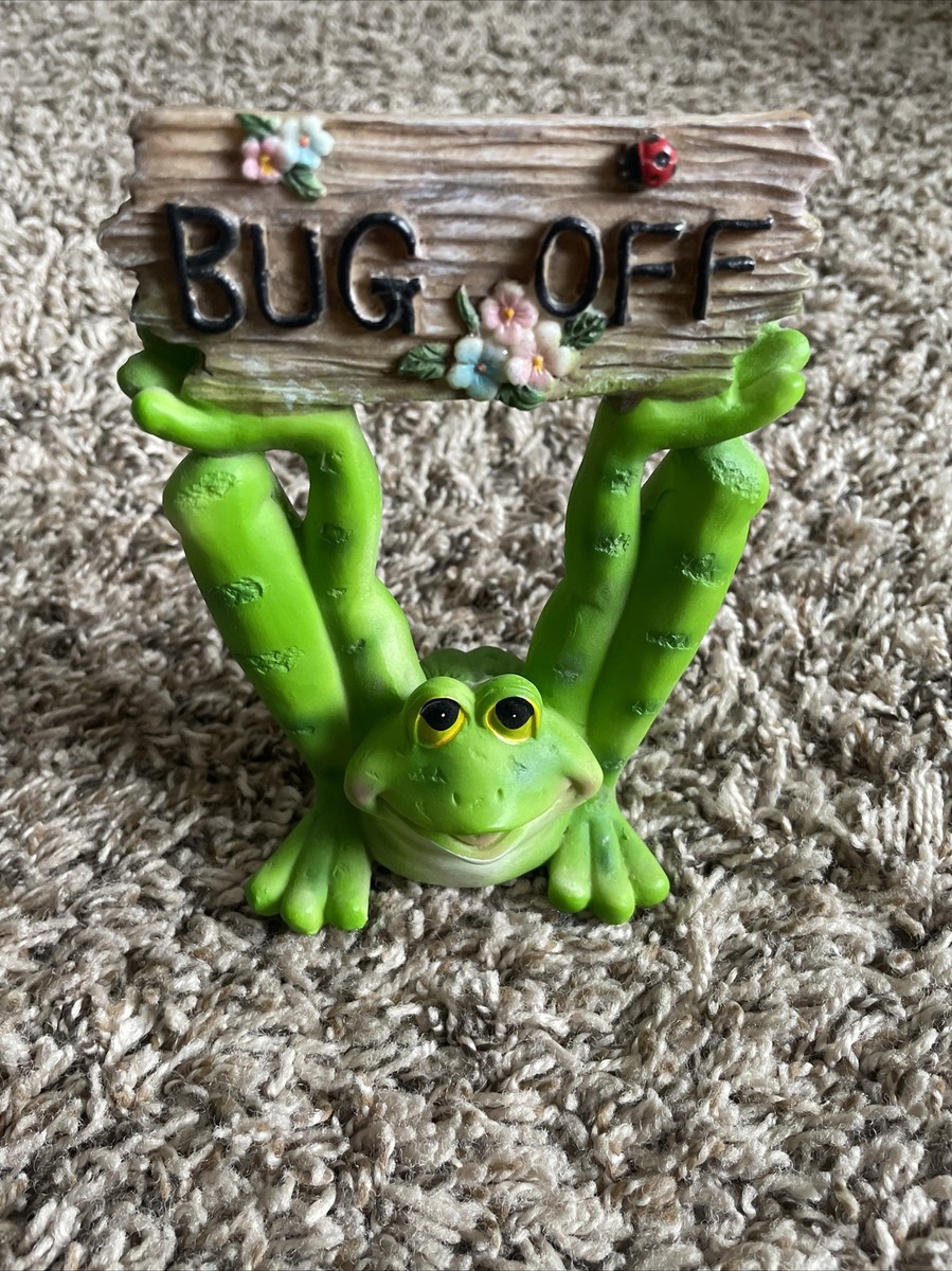 Bug Off Frog Figure 5” Tall | eBay