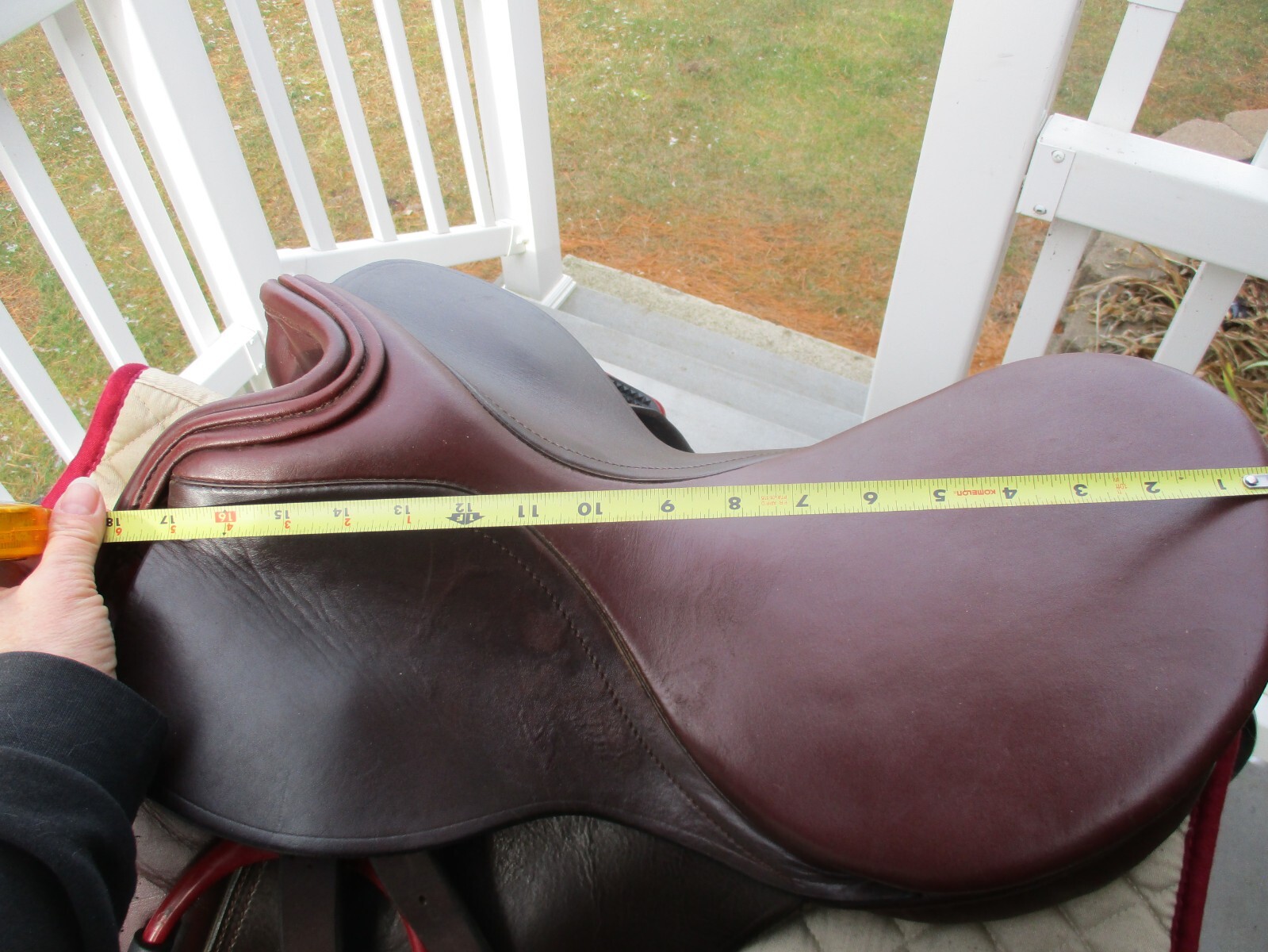 17'' M/N CANAVES THORNHILL DRESSAGE ENGLISH SADDLE w LEATHERS