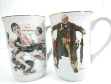 Norman Rockwell Collectible Coffee Cup "The Saturday Evening Post" 10 Oz.  Lot 2