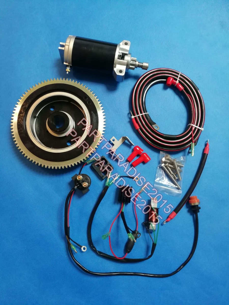 ELECTRIC START KIT FIT YAMAHA OUTBOARD E40X 40HP 2 STROKE Enduro