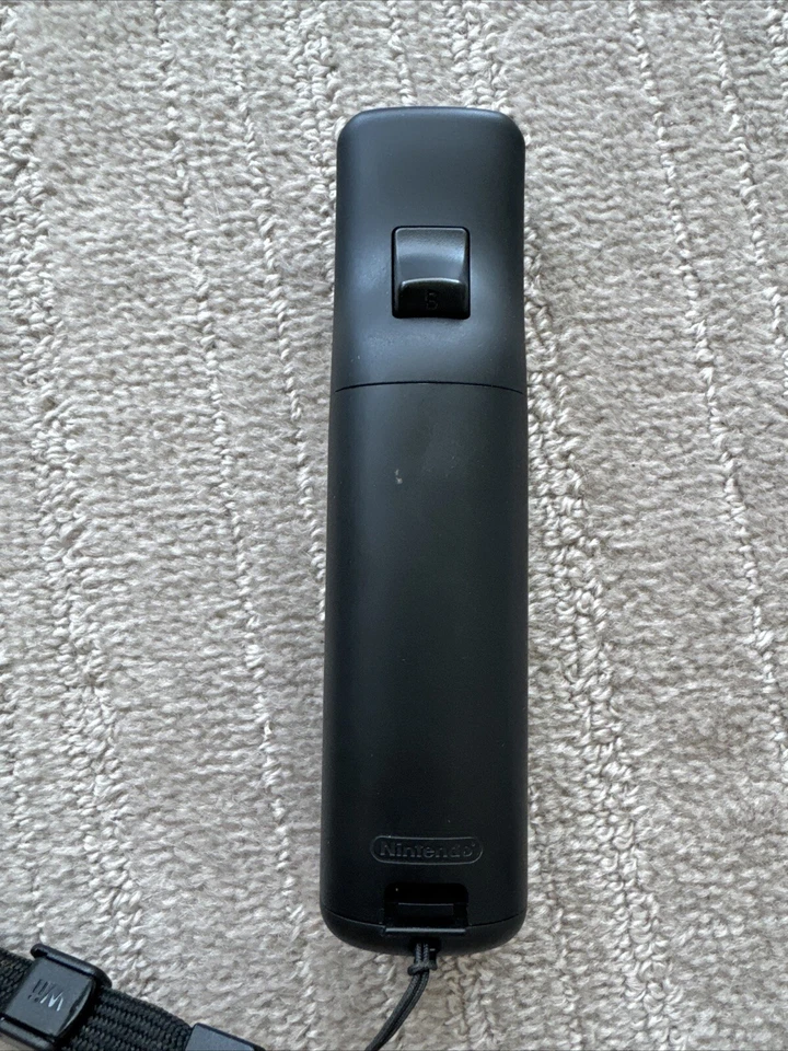Genuine Black Nintendo Wii Wiimote With Box & Manual Rare VGC - Image 3 of 4