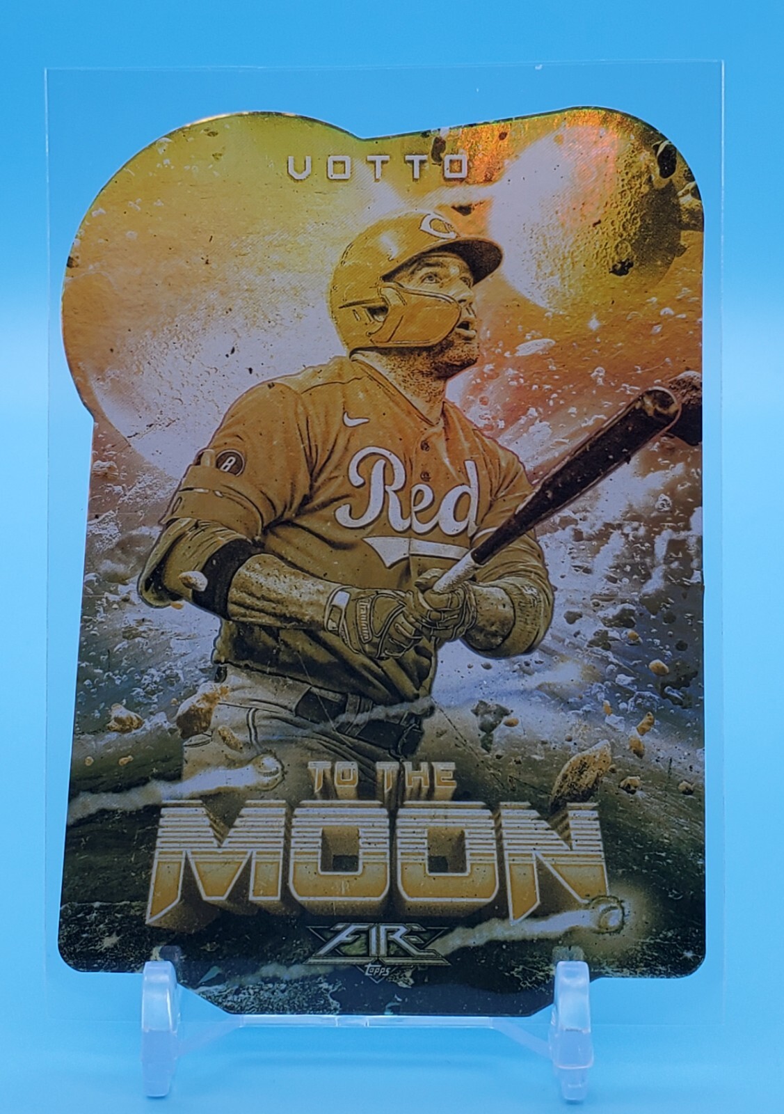 2022 Topps Fire Joey Votto To The Moon Insert #TTM-14 Reds | eBay