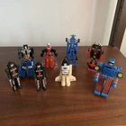 Vintage 80s Bandai GoBots, Convert a Bot, Toy Robot, Train, Cars, Lot of 8 READ