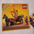 Vintage LEGO 6022 Castle Lion Knights Horse Cart 1984 Rare Incomplete W/ Manual