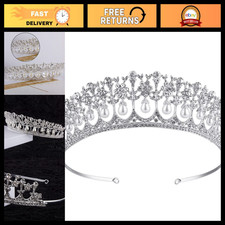 Vintage Crystal Rhinestone Tiara Crown for Women Girls - Bridal, Prom, Birthda
