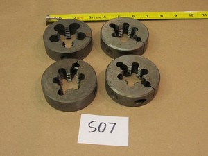 1-1/4" threading die 7 pitch 1-1/4" 7 tpi