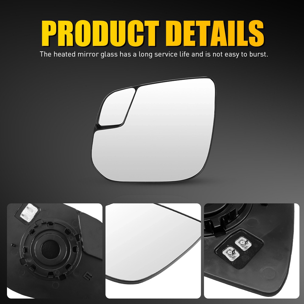 For Chevrolet Colorado GMC Canyon 2015-2022 Driver Left Side Mirror Glass Heated