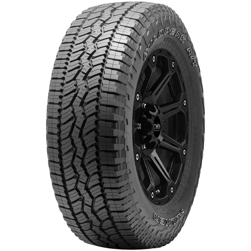 (QTY 4) 265/70R18 Falken Wildpeak A/T3WA 116T SL Black Wall Tires Foto 2 de 4