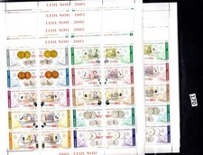 RE ROMANIA 2005 - MNH - ARCHITECTURE - MUSIC - COINS - HISTORY - 10 SHEETS 