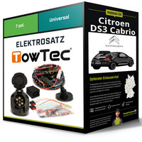 Elektrosatz 7-Pol Universell für Citroen DS3 Cabrio 01.2013-Jetzt NEU