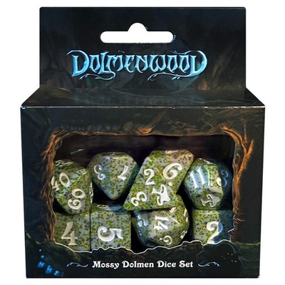 Exalted Funeral Press Dolmenwood Mossy Dice Set Polyhedral