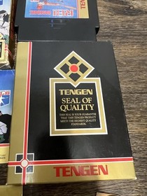 NES Nintendo RBI Baseball CIB Tengen R.B.I. With Poster Manual Box Sleeve Used