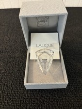 Ring Model 'Ice Light White' Lalique Size 53
