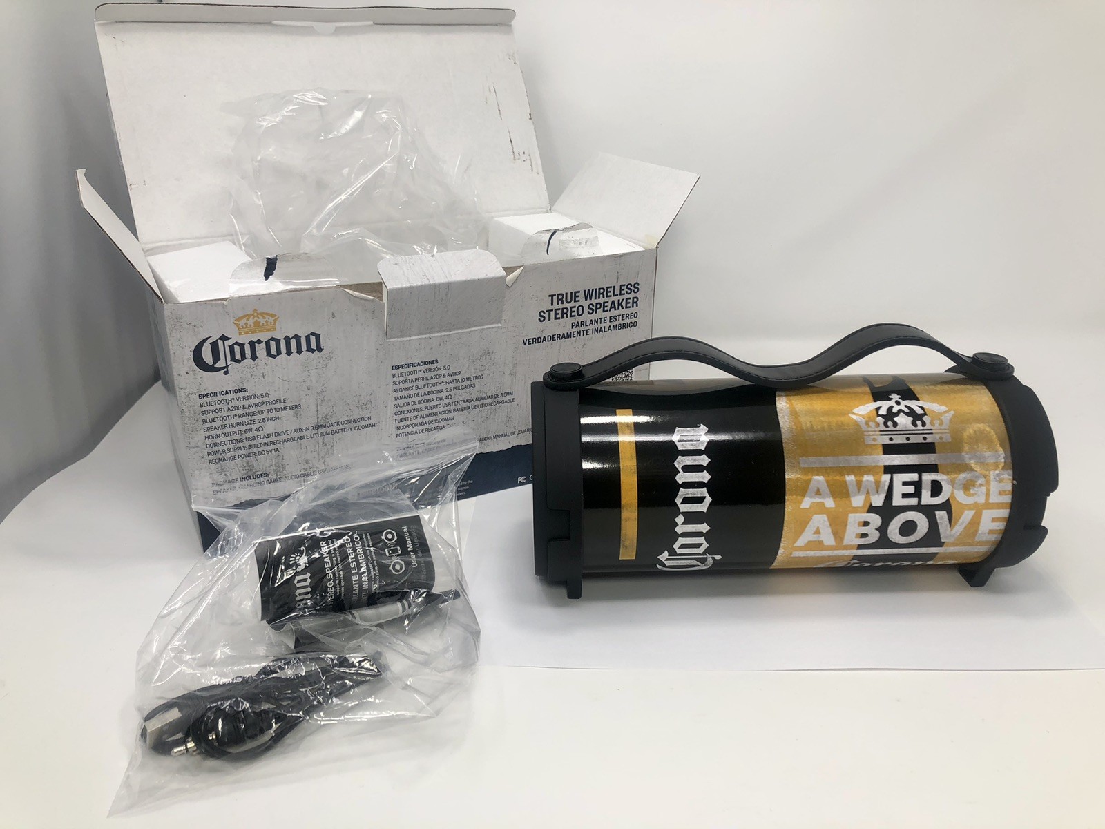 Corona Bluetooth True Wireless Stereo Speaker Supports Conne