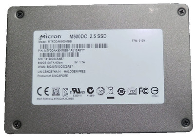 Micron M500DC 800GB , 2.5'' SSD SATA Drive