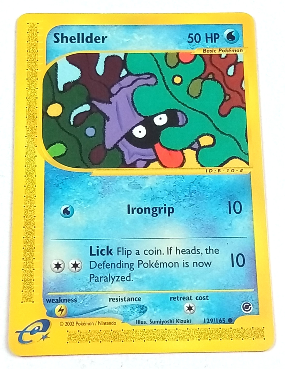 Shellder 129/165 Expedition Base Set Pokémon Card 2002