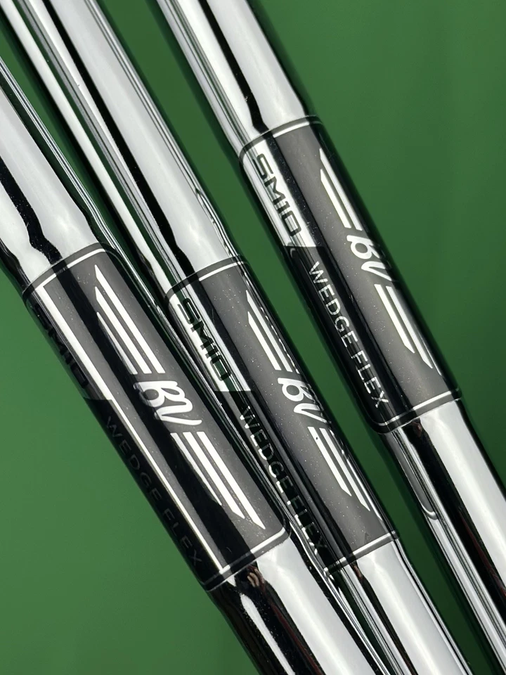 Titleist Vokey SM10 Chrome LEFT Hand Wedge Set 52-08, 56-10, 60-10 Steel LH NEW! - Image 4 of 4