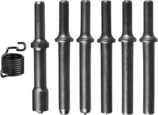 7pcs Smoothing Pneumatic Air Rivet Hammer Tools Kit 0.401 Shank