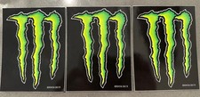 1 TEAM ISSUED MONSTER Energy 3 x4 Sticker Green Logo Decal