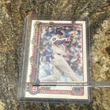 2025 Topps Holiday Candy Cane SP Chicago Cubs Pete Crow-Armstrong #H41