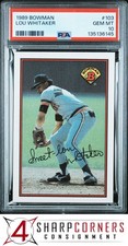 1989 BOWMAN #103 LOU WHITAKER TIGERS PSA 10