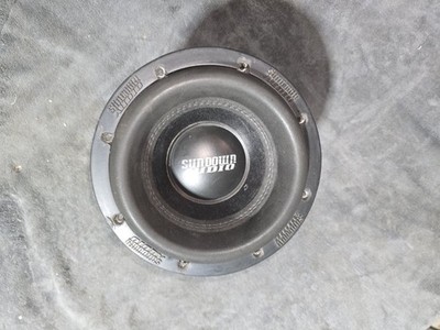 GOOD USED Sundown Audio X-Series X8V4 D4 1000W 1250W RMS 4 Ohm Subwoofer SUB 