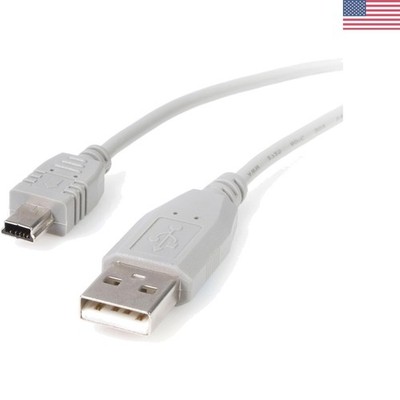 3ft USB 2.0 Type-A to Mini B Cable - High-Speed Data Transfer for Devices