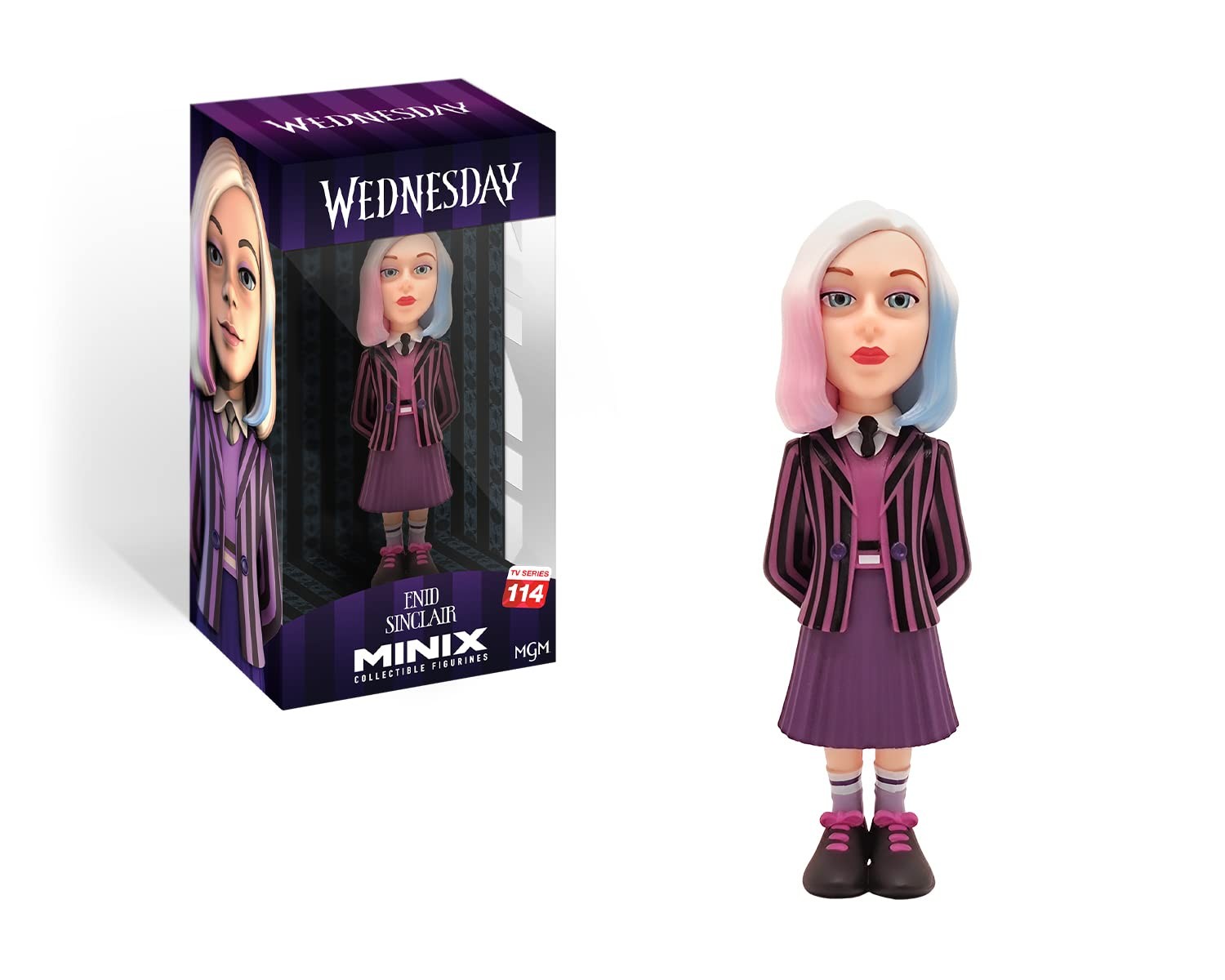 Figurine miniature Enid Sinclair Wednesday 114 statuette de collection en PVC 12cm