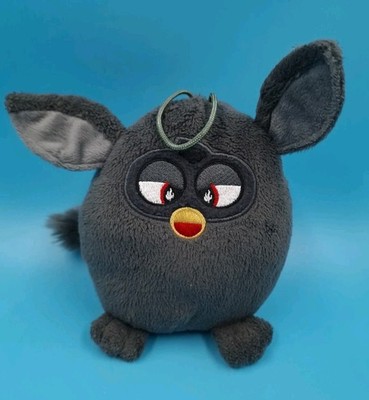 Furby Grau mit Aufhänger Stofftier Hasbro 2012 Play by Play 16 x 12 cm Plüsch